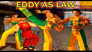 [TAS] Eddy With Law's Moves Gameplay - Tekken 3 (Arcade Version)