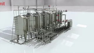 CIP Automated System for Dairy & Beverage CIP Cycle