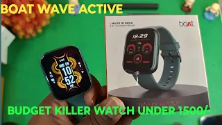 BOAT WAVE ACTIVE  || 1.96" HD DISPLAY BLUETOOTH CALLING WATCH UNDER 1500/-