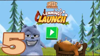 Grizzy and the Lemmings: Lemming Launch - Gameplay walkthrough part 5 (Android, IOS) (Android/iOS)