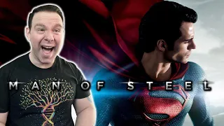 Marvel Fan Is Blown Away! | Man of Steel Reaction | FIRST TIME WATCHING!