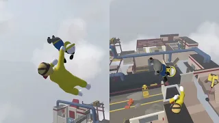This is the stupidest game I’ve played (Human Fall Flat) with @R1ceyb0y8178