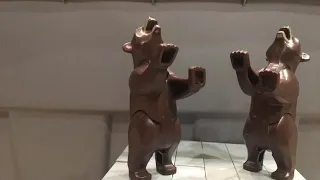 Bear dancing to sweet dreams