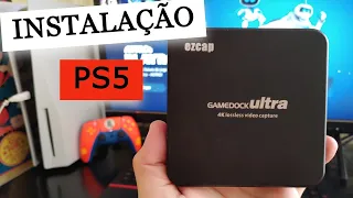 EZCAP 320 GameDock ULTRA - INCRÍVEL Placa de captura 4k barata para PS5 E XBOX -como instalar no OBS