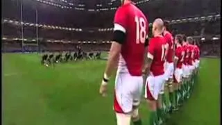 Wales sexy response to Haka !