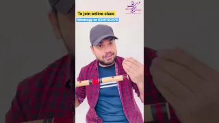 How to Blow on Flute | First Bansuri Lesson