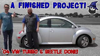 Back from the Brink! CAR WIZARD's $700 Turbo S Beetle restored to almost new! HOOVIE test drives!