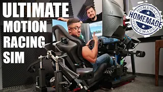 Ex-Rimac Engineer Built His Own Motion Racing Simulator!!