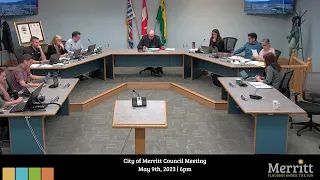 City of Merritt Council meeting 2023-05-09