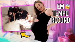 MONTAMOS O QUARTO DA BEBE MAYA | Amanda Domenico