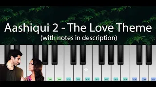 Aashiqui 2 - The Love Theme | ON DEMAND Easy Piano Tutorial with Notes | Perfect Piano