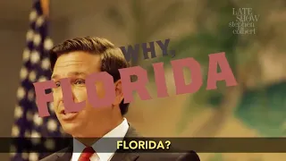 The Late Show Offers Ron Desantis A Campaign Anthem