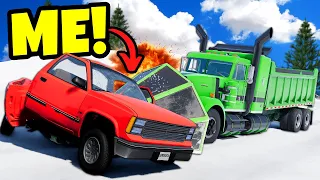 My Friends Trolled Me While Racing Down a Mountain in BeamNG Drive Mods!