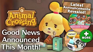 Good News Announced For Animal Crossing This Month!