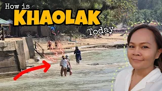 How is KhaoLak today !! Nangthong Beach | summer here !! 🥵 KhaoLak Thailand 🇹🇭