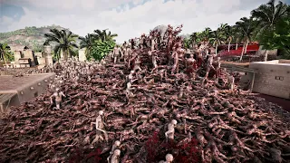 1 Million Zombies VS 100 Action Heroes - Ultimate Epic Battle Simulator II