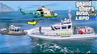 GTA 5 Mods Sheriff Rescue Helicopter Medevacs Heart Attack Victim Off Of A Boat Coastal Callouts