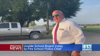 Uvalde school board fires Chief Pete Arredondo