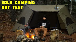 Solo Overnighter In A Hot Tent