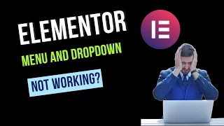 How to solve elementor navigation menu dropdown not working in mobile