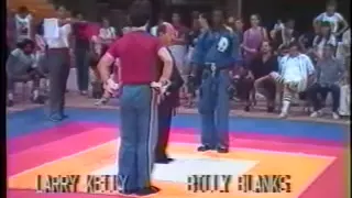 Billy Blanks vs Larry Kelley KO karate fight