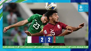 #AFCU23 - Group A | Qatar 2 - 2 Turkmenistan