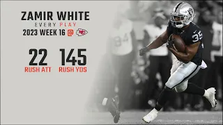 Zamir White Week 16 | Every Run and Target @ Kansas City Chiefs | 2023 NFL Highlights