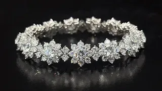 Sunflower Diamond Bracelet💎💎💎💎💎Noble and elegant style, exquisite and gorgeous appearance!🌸✨🎁