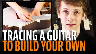 Tracing a guitar to build your own