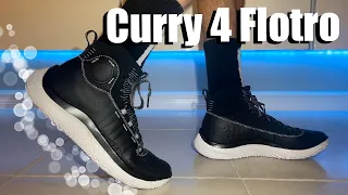 Curry 4 Flotro on Feet (Suit and Tie)