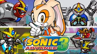 SONIC ADVANCE 3 - All Bosses (As Cream)