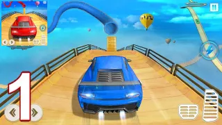 Formula Mega Ramp Car Racing 3D #1 - Impossible Car Stunts Simulator 2021 - Android Gameplay