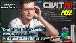 CivitAI, Understanding How to Use Models, Krita and Stable Diffusion