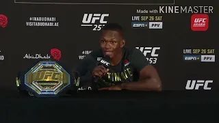 UFC 253: Israel Adesanya| ПРЕСС КОНФЕРЕНЦИЯ ПОСЛЕ БОЯ