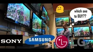 which LCD,LED TV to buy SONY vs SAMSUNG vs LG Explained in 3 minutes