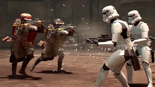 Stormtroopers vs Bounty Hunters - STAR WARS JEDI FALLEN ORDER NPC Wars