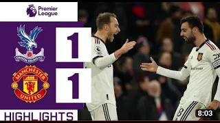 Crystal Palace 1-1 Manchester United | All Goals & Extended Highlights | Premier League