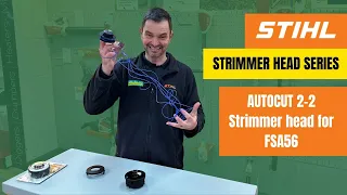 How to change the Stihl Autocut 2-2 strimmer head with 1.6mm line - Stihl strimmer head series