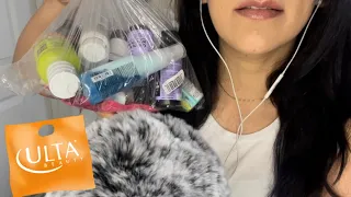 ULTA HAUL Makeup,Skincare, lots of Hair Products ✨✨ ASMR eating Hard Candy 🍬 Whisper Triggers