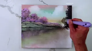 Solitude | Landscape Painting | Easy for Beginners | Acrylics