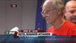 77-year-old charged with attacking hotel manager