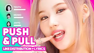 TWICE - PUSH & PULL (Line Distribution + Lyrics Karaoke) PATREON REQUESTED