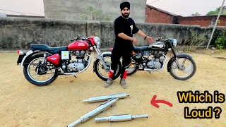 Bullet 350 😍 Patiala vs Mini Punjab 😱 Installed Different Exhaust 😱