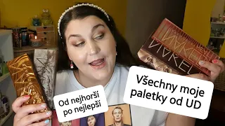 Hodnocení paletek od Urban decay. Od nejhorší po nejlepší 🌷