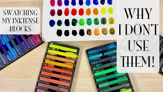 Inktense Blocks: Swatching and Reorginization