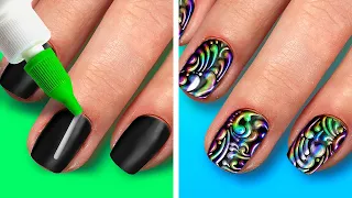 23 IDEE DI TENDENZA PER FARTI LE UNGHIE || TRUCCHI PER FARE UNA MANICURE E DISEGNI DA FARE A CASA