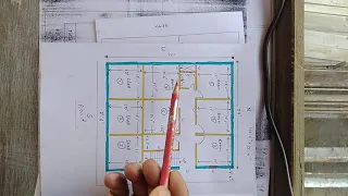 House plan 42×38 feet