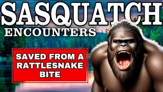 SASQUATCH saves an Native American from a RATTLESNAKE BITE! #SASQUATCHENCOUNTER