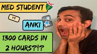 [Mini-Vlog]: Doing 1,300 Anki Cards in 2 Hours LIVE-TIME!