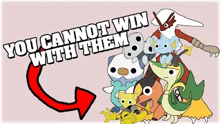 You cannot beat a MONO TYPE Hardcore Nuzlocke with these types